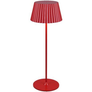 LED-Akku-Tischleuchte Suarez, rot, 39 cm