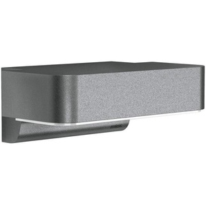 Led, Anthrazit, Metall, Kunststoff, rechteckig,rechteckig, 14.5x8.8 cm, Bewegungsmelder, Dämmerungssensor, Lampen & Leuchten, Aussenbeleuchtung, Aussenwandleuchten Mit Bewegungsmelder