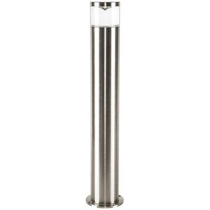 LED Außen-Stehlampe HAVIT LIGHTING HIGHLITE Lampen Gr. 1 flammig, Ø 6,3 cm Höhe: 45 cm, Außen-Stehlampe, silberfarben (edelstahlfarben) LED Außenstandleuchte Außenstandleuchten Lampen