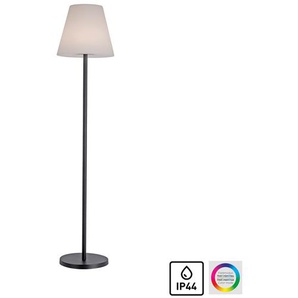 LED Außen-Stehlampe JUST LIGHT HOLLY Lampen Gr. 1 flammig, Ø 35 cm, schwarz LED Außenstandleuchten