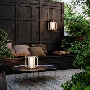 LED Außen-Tischleuchte NORDLUX BOB Lampen Gr. Höhe: 39,6 cm, braun LED Außentischleuchte Gartentischleuchten Akku Leuchte
