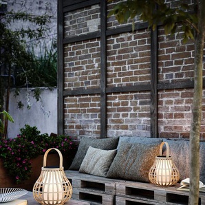 LED Außen-Tischleuchte NORDLUX LAZY Lampen Gr. Höhe: 30 cm, braun LED Außentischleuchte Gartentischleuchten
