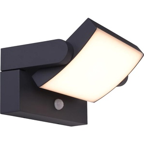 LED Außen-Wandleuchte NÄVE Motus Lampen Gr. 1 flammig, Höhe: 18,0 cm, schwarz LED Außenwandleuchten