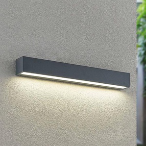 LED Aussenwandleuchte Lengo Arcchio, schwarz, Aluminium, Modern, LED Wandleuchte außen 9616259