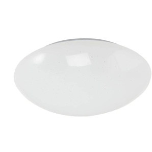 LED-Bad-Deckenleuchte  weiß  mit Sternendekor   ¦ weiß ¦ Maße (cm): H: 9  Ø: 29
