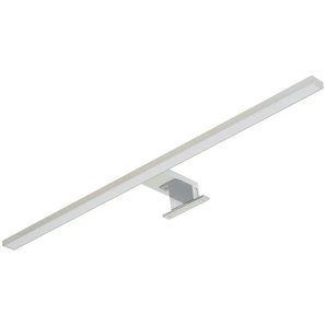 LED-Bad-Spiegelleuchte 1-flammig chrom - silber - Materialmix - 10,3 cm - 3,6 cm | Möbel Kraft