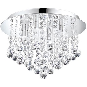 LED-Badleuchte I Ø 35cm Silber Glasart: Kristallglas Material: Glas, Metall Metallart: Stahl Oberfläche Metall: Verchromt Nicht austauschbare