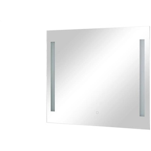 LED-Badspiegel - verspiegelt - Glas - 90 cm - 70 cm - cm 3,0 | Möbel Kraft