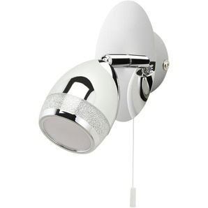 LED-Badspot, 1-flammig, chrom - silber - Materialmix - 7 cm - 9,2 cm | Möbel Kraft