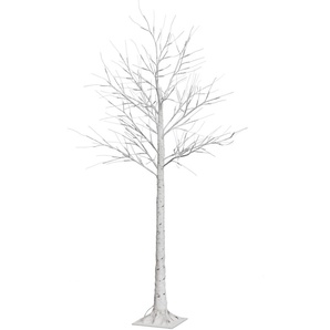 LED Baum BONETTI Weihnachtsdeko Lampen Gr. 120 flammig, Höhe: 120,00 cm, 1 St., weiß (weiß matt) Dekoweihnachtsbäume Beleuchteter Deko-Baum in Birkenoptik, Höhe ca. 120 cm