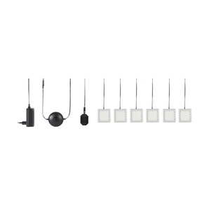 LED-Beleuchtung 6er-Set - Materialmix - 15 cm - 15 cm | Möbel Kraft