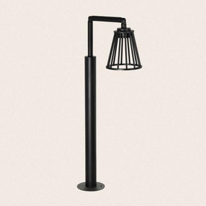 Led Bodenstehleuchte Außen 6W 95cm Aluminium Bradda Schwarz