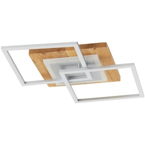 LED-Deckenleuchte 2-flammig Asteiche - holzfarben - Materialmix - 57 cm - 7 cm | Möbel Kraft