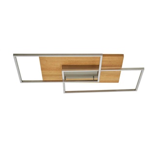 LED-Deckenleuchte 2-flammig Eiche natur ´groß´ - holzfarben - Materialmix - 75,2 cm - 7 cm - cm 56,2 | Möbel Kraft