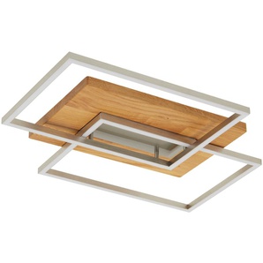 LED-Deckenleuchte  2-flammig  Eiche natur   ¦ holzfarben ¦ Maße (cm): B: 50 H: 7 T: 42.0
