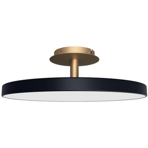 LED-Deckenleuchte Asteria Up Umage anthrazit/messingfarben mehrfarbig, Designer Soren Ravn Christensen, 21 cm