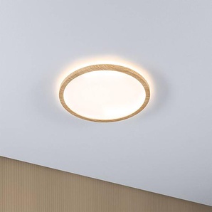 LED-Deckenleuchte Atria Shine Rund Oak Ø 29cm Braun/Braun Kunststoffart: Polycarbonat Material: Kunststoff LED LED-Platine