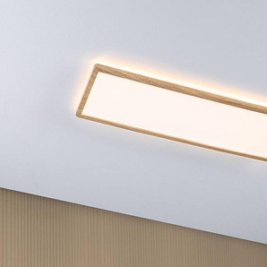 LED-Deckenleuchte Atria Shine Oak 58 x 3 x 20cm Braun/Braun Kunststoffart: Polycarbonat Material: Kunststoff LED LED-Platine