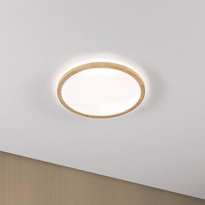 LED-Deckenleuchte Atria Shine Rund Oak Ø 29cm Braun/Braun Kunststoffart: Polycarbonat Material: Kunststoff LED LED-Platine