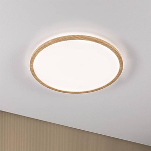 LED-Deckenleuchte Atria Shine Rund Oak Ø 42cm Braun/Braun Kunststoffart: Polycarbonat Material: Kunststoff LED LED-Platine