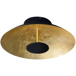 LED-Deckenleuchte Firenze 30 x 10 x 30cm Gold Stahl, lackiert Nicht austauschbare LEDs