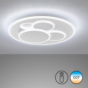 LED Deckenleuchte FISCHER & HONSEL Dots Lampen Gr. 1 flammig, Ø 40,00 cm, weiß LED Deckenlampen