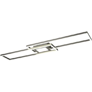 LED-Deckenleuchte Ganado, nickel, 110 cm