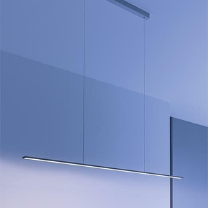 LED-Deckenleuchte GL 6 Pendelleuchte Gera-Leuchten silber, Designer Thomas Ritt, 1x90x4 cm