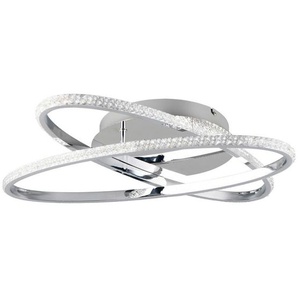 Xxxl Led-Deckenleuchte Lane, Chrom, Metall, 9 cm, 3 Helligkeitsstufen, Lampen & Leuchten, Innenbeleuchtung, Leuchten nach Räumen, Esstischlampen