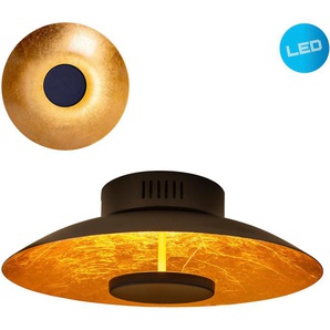 LED Deckenleuchte NÄVE Firenze Lampen Gr. 1 flammig, Ø 40,00 cm Höhe: 15,00 cm, goldfarben (gold) Designlampe LED Deckenlampen