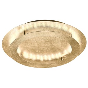 LED-Deckenleuchte Nevis, goldfarbig, 50 cm