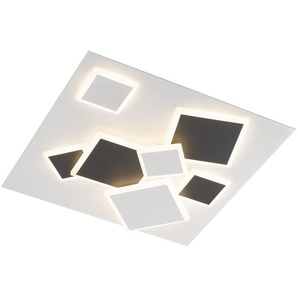 LED-Deckenleuchte New Step, schwarz/weiß, 45 cm