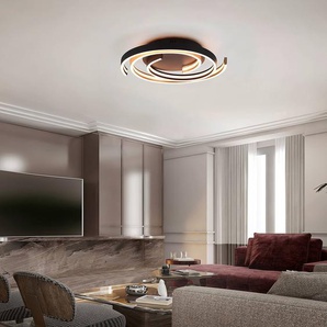 LED-Deckenleuchte Ø 50cm Messing/Schwarz Material: Metall, Kunststoff Metallart: Stahl Oberfläche Metall: Lackiert Nicht austauschbare LEDs