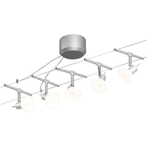 LED Deckenleuchte PAULMANN Sheela Lampen weiß (chromfarben, weiß) LED Schienensystem Schienensysteme und Seilsysteme GU 5,3