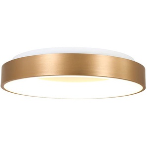 LED-Deckenleuchte Ringlede Ø 38cm Beige/Gold Aluminium, eloxiert LED LED-Platine
