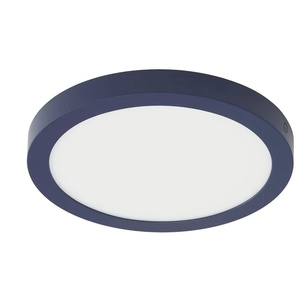 LED-Deckenleuchte rund dunkelblau - blau - Materialmix - 30.0 | Möbel Kraft