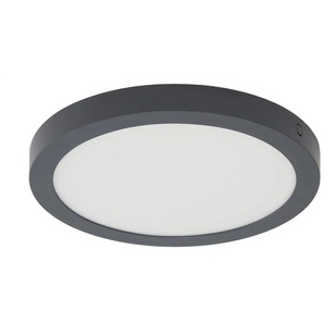 LED-Deckenleuchte  rund  dunkelgrau   ¦ grau Ø: 30
