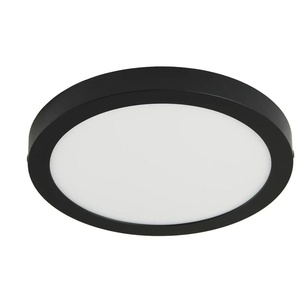 LED-Deckenleuchte  rund  schwarz   ¦ schwarz ¦ Maße (cm): H: 3  Ø: 30