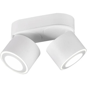 LED-Deckenleuchte Taurus 18 x 11 x 9cm Weiß/Weiß 2 Kunststoffart: Polyethylen Material: Metall, Kunststoff Metallart: Aluminium Oberfläche