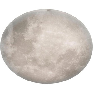 LED Deckenleuchte TRIO LEUCHTEN Lunar Lampen Gr. 1 flammig, Ø 60 cm Höhe: 12 cm, weiß LED Deckenlampen
