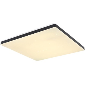 LED-Deckenleuchte Ully CCT, schwarz/weiß, 49 cm