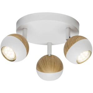 LED-Deckenstrahler Scan II Ø 18cm Weiß Hauptmaterial: Stahl, lackiert Sekundärmaterial: Stahl, foliert LED GU10