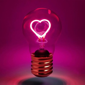 LED-Deko-Glühbirne Herz MAGS, 12 cm
