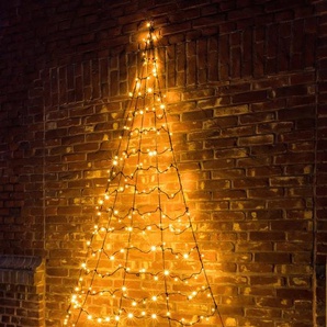 LED Dekolicht GALAXY Weihnachtsdeko aussen Lampen Gr. 260 flammig, Höhe: 300,00 cm, schwarz Dekofiguren zum Anbringen an der Hauswand