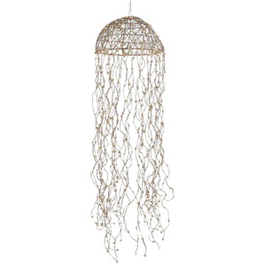 LED Dekolicht SCHNEIDER Jelly Lampen Gr. 720 flammig, Ø 45 cm, silberfarben Lichterkette Weihnachtsdekoration Weihnachtsfigur Lichterketten Lichternetze Lampen LED-Hängeleuchte mit Blinkfunktion