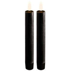 LED-Echtwachskerze Stabkerze DecoTrend, 15 cm