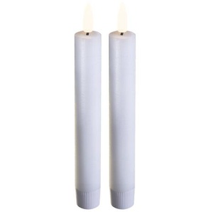 LED-Echtwachskerze Stabkerze DecoTrend, 15 cm