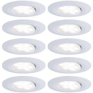 LED-Einbauleuchte Calla II Ø 9cm Weiß Kunststoffart: Acrylglas Material: Kunststoff LED LED-Platine