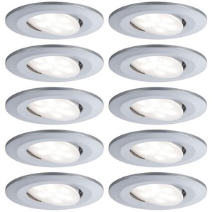 LED-Einbauleuchte Calla III Ø 9cm Silber Kunststoffart: Acrylglas Material: Kunststoff LED LED-Platine