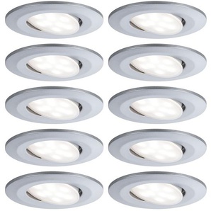 LED-Einbauleuchte Calla IV Ø 9cm Silber Kunststoffart: Acrylglas Material: Kunststoff LED LED-Platine